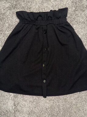 Blush Mark Black Paperbag Skirt Size XS